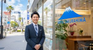 鹿児島市の不動産会社の営業マンのイメージ画像