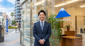 鹿児島市の不動産会社の営業マンのイメージ画像